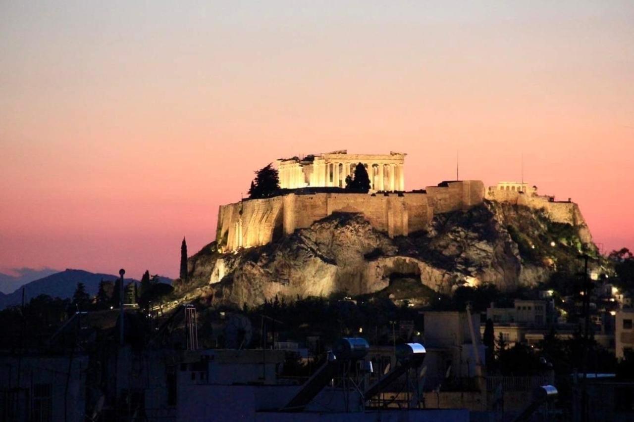 Parthenon Sunset Lägenhet Aten Exteriör bild